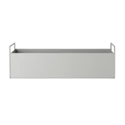 Jardinière Ferm Living petite, gris clair