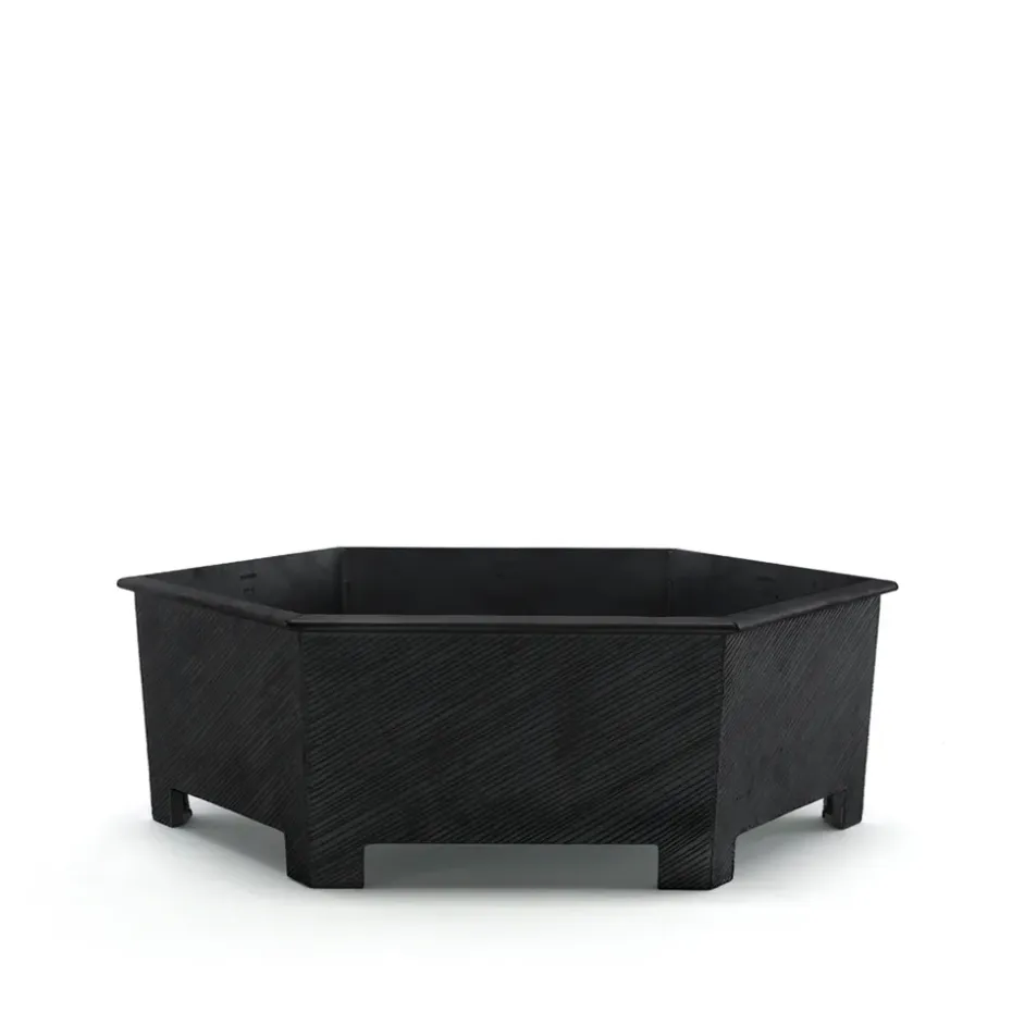 Jardinière Hexagon, Noir, n°3