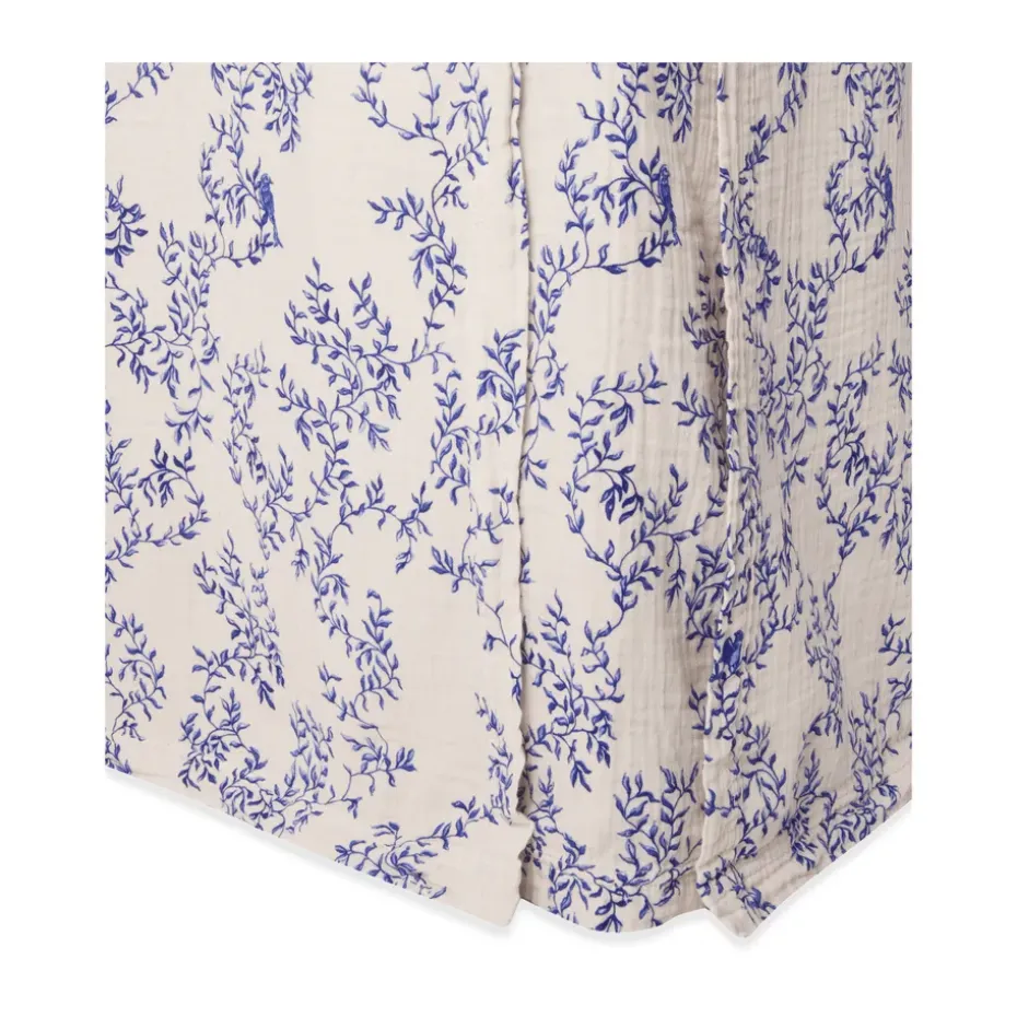 Jupe de lit Jardim Muslin, 180x200x53 cm