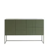 Kilt Light 137 table d'appoint, green khaki, 3 portes