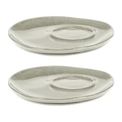 La Mère soucoupe pour tasse à café Ø14,5 cm lot de 2, Off white