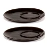 La Mère soucoupe pour tasse à café Ø14,5 cm lot de 2, Dark brown