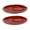 La Mère soucoupe pour tasse à café Ø14,5 cm lot de 2, Venetian red