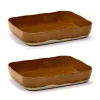 La Nouvelle Table plateau de four No10 22x30 cm lot de 2, Brown