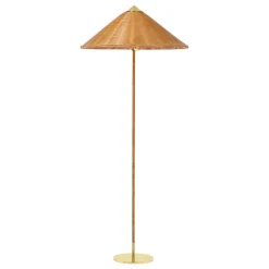 Lampadaire 9602, Laiton-osier de saule