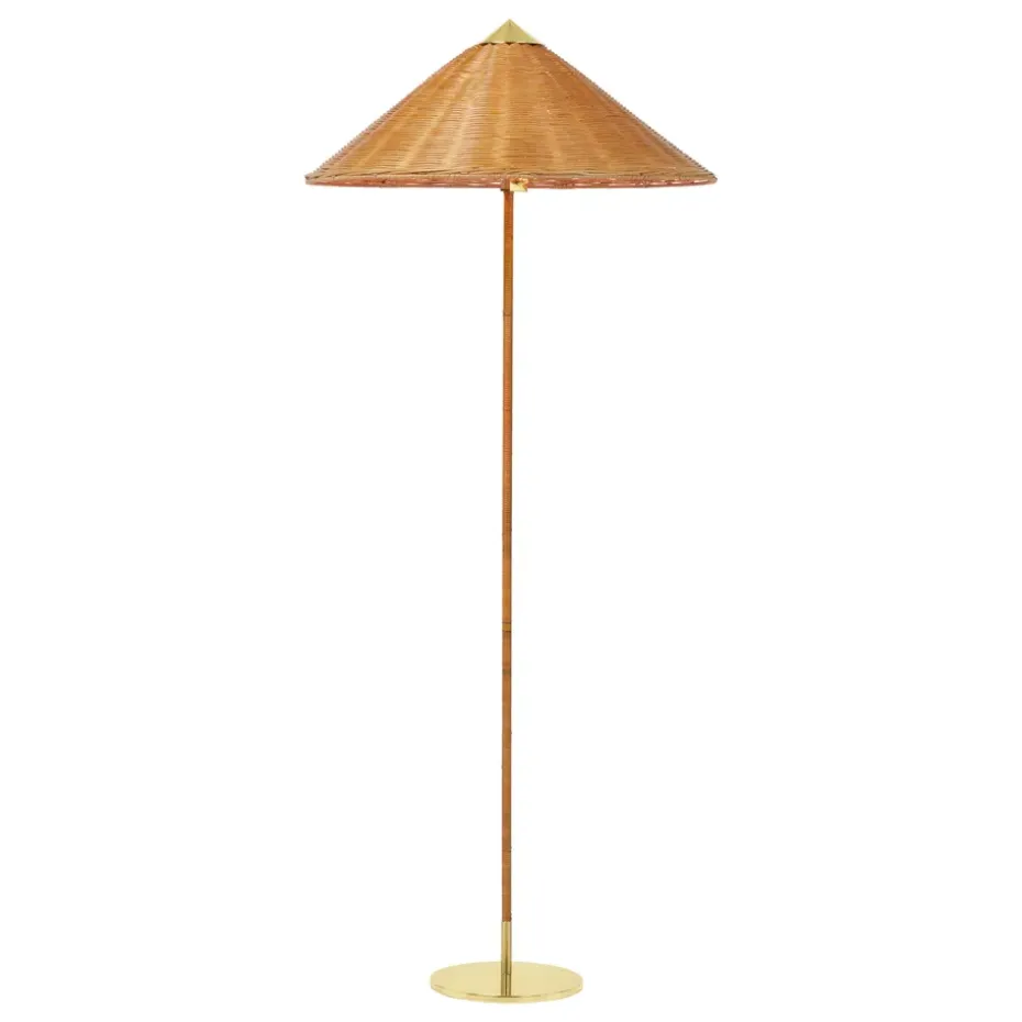 Lampadaire 9602, Laiton-osier de saule