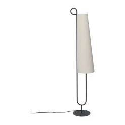 Lampadaire Ancora, Noir-Naturel