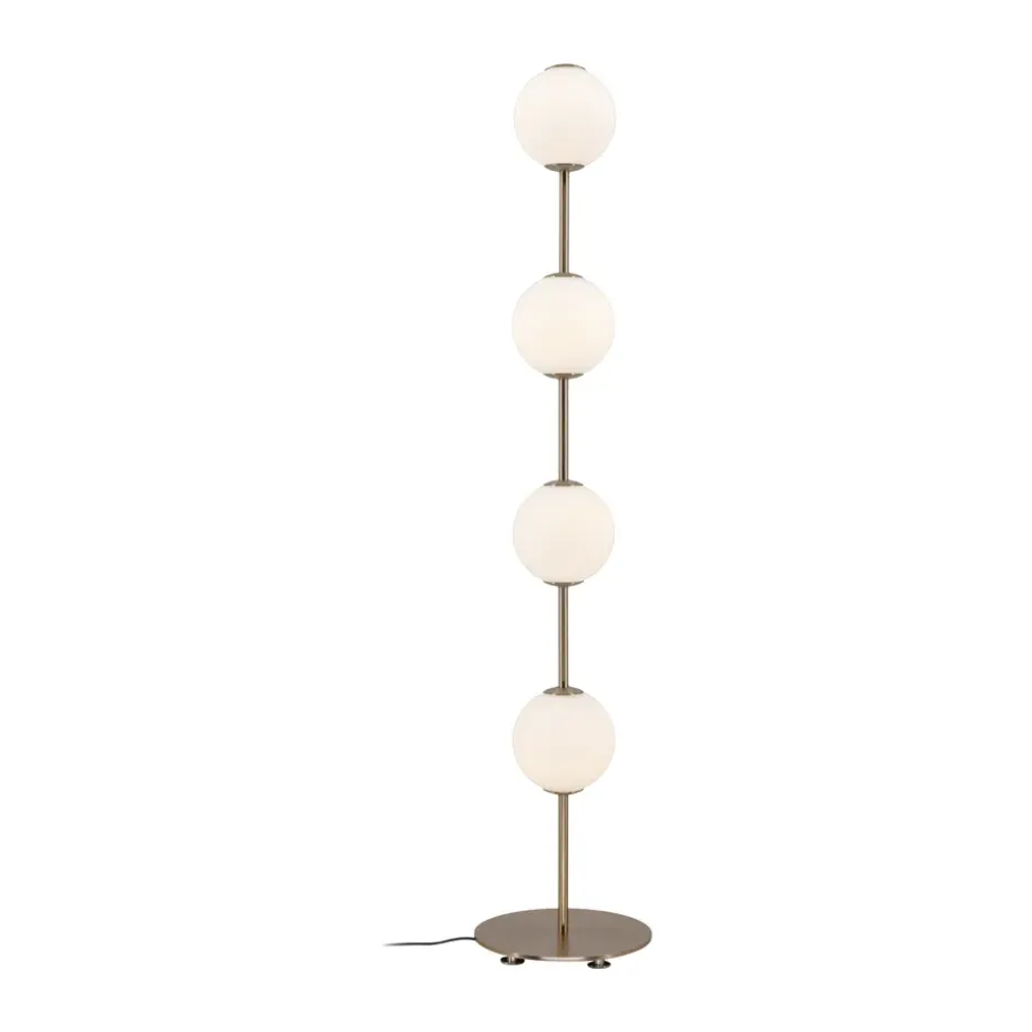 Lampadaire Audrey Floor, Laiton plaqué