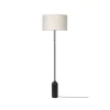 Lampadaire Gravity, acier noir/toile