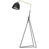 Lampadaire Lean, noir