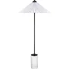 Lampadaire Matisse 150 cm, Noir-blanc