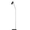 Lampadaire Minipoint GX224, noir-chrone