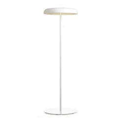 Lampadaire Mushroom blanc, hauteur 138 cm