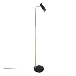 Lampadaire Puls, Noir mat
