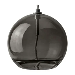 Lampe à huile Aura medium, Gris fumé