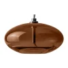Lampe à huile Aura small, Marron