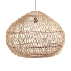 Lampe à suspension Karen rotin, Ø51 cm