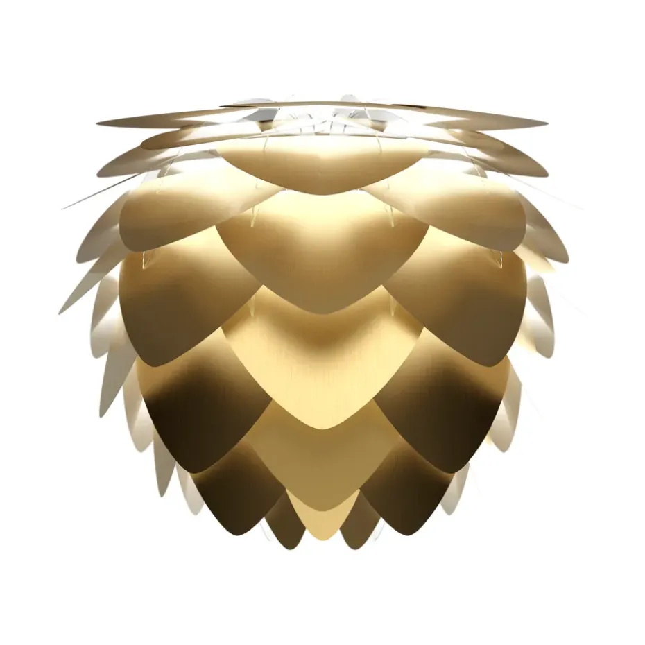 Lampe Aluvia brossé Laiton, 40 cm