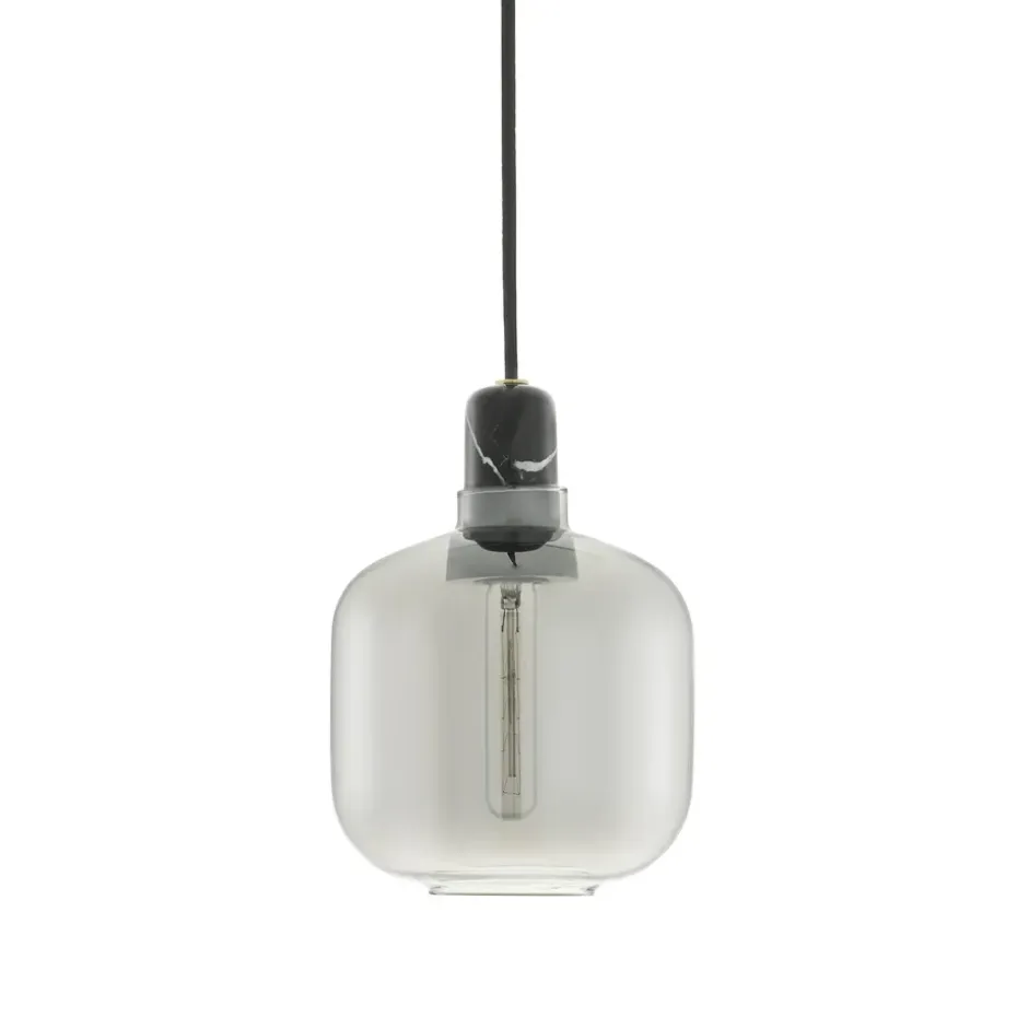 Lampe Amp petite, gris-noir