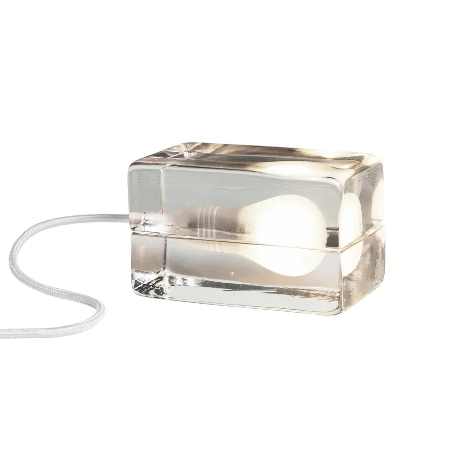 Lampe Block, câble blanc