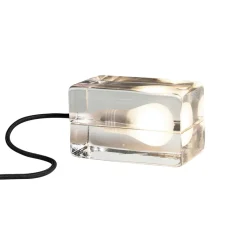 Lampe Block, câble noir
