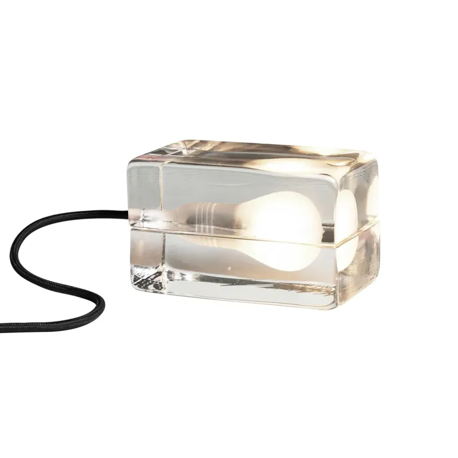 Lampe Block, câble noir