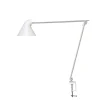 Lampe de bureau NJP, Blanc, clips, 2700k