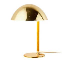 Lampe de table 9209, Laiton-rotin