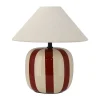 Lampe de table Alvar 31 cm, Rouge rouille