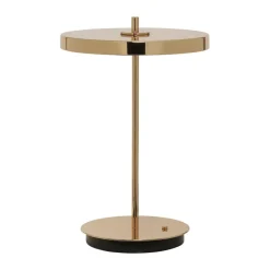 Lampe de table Asteria Move, Polished brass