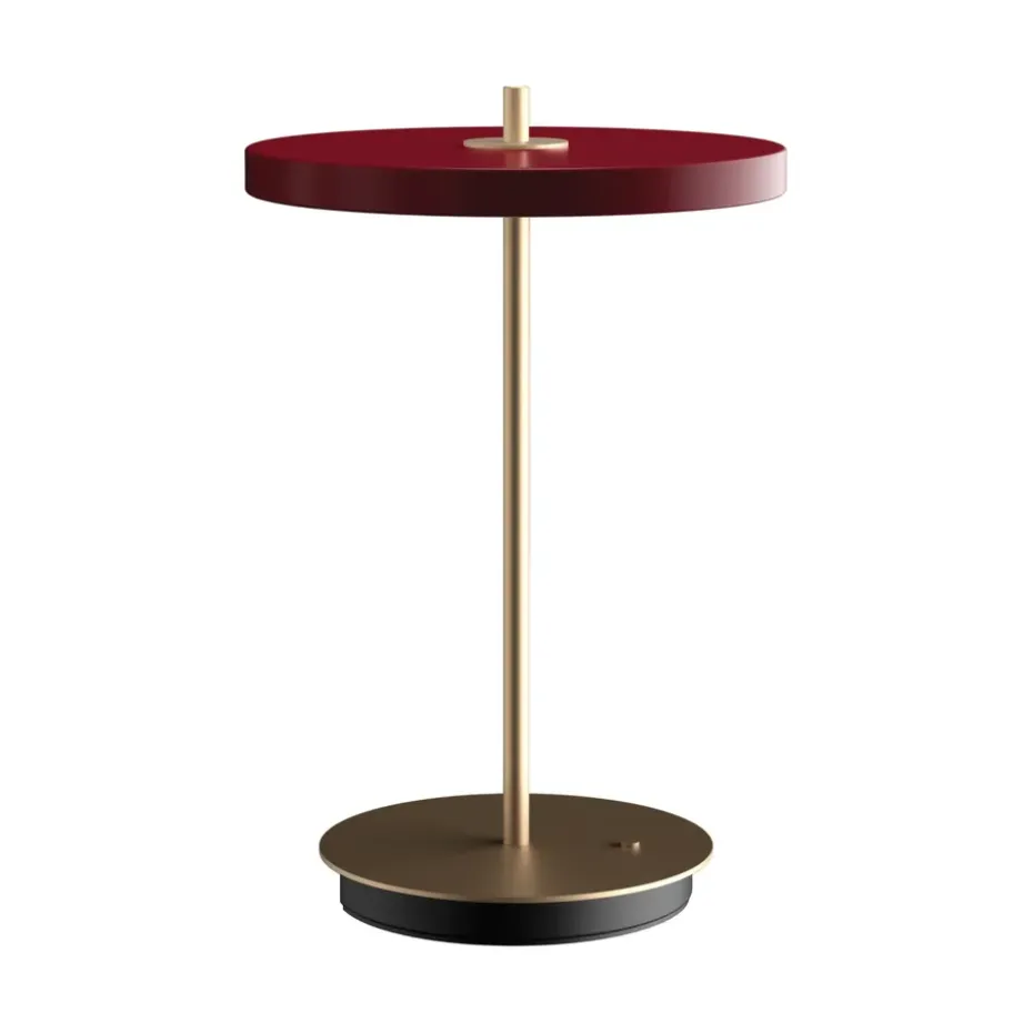 Lampe de table Asteria Move, Ruby red