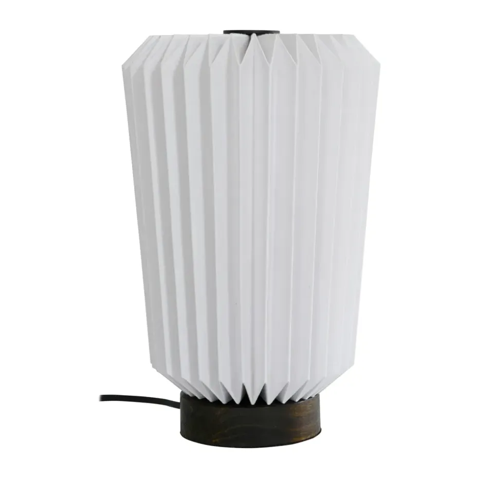 Lampe de table Filippa Ø20 cm, Blanc-Noir