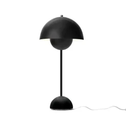 Lampe de table FlowerPot VP3, noir mate