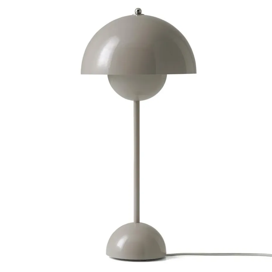 Lampe de table FlowerPot VP3, taupe