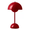 Lampe de table Flowerpot portable VP9, Vermilion red