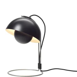 Lampe de table FlowerPot VP4, noir mat