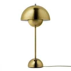 Lampe de table FlowerPot VP3, Brass-plated