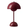 Lampe de table Flowerpot portable VP9, Dark plum