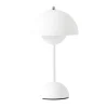 Lampe de table Flowerpot portable VP9, Matt white
