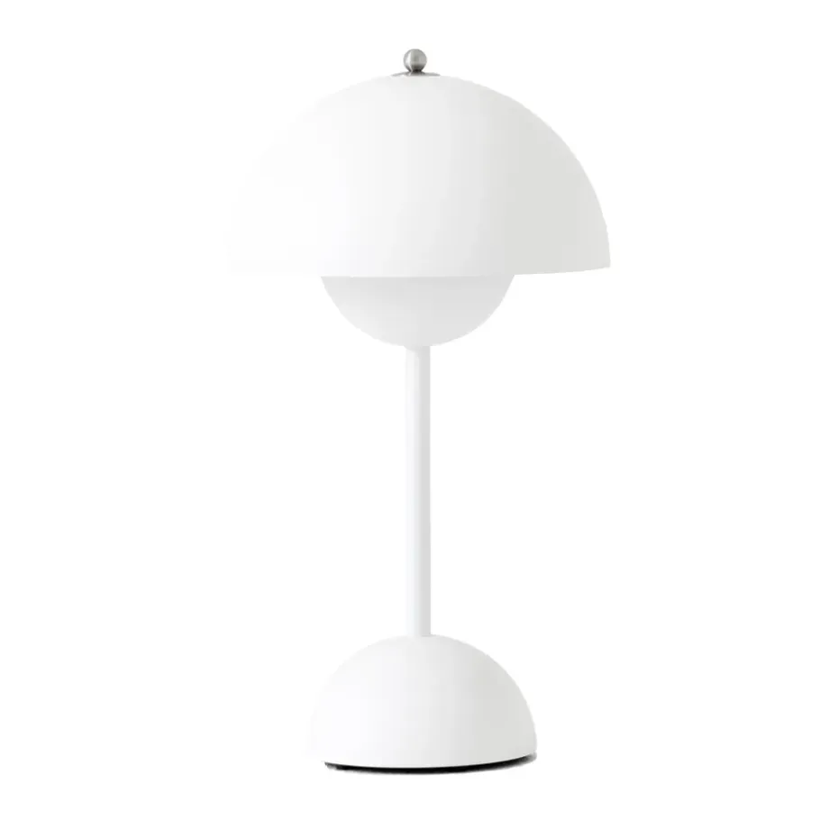 Lampe de table Flowerpot portable VP9, Matt white