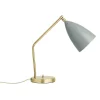 Lampe de table Grasshopper, bleu gris