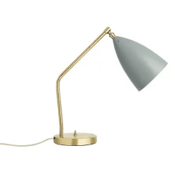 Lampe de table Grasshopper, bleu gris