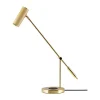 Lampe de table Hubble Read chargement sans fil, Laiton brossé