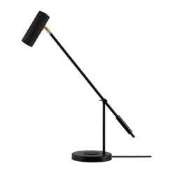 Lampe de table Hubble Read chargement sans fil, Noir