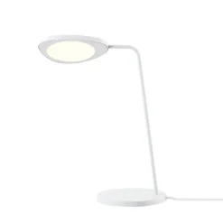 Lampe de table Leaf blanche, blanc