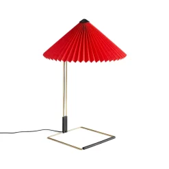 Lampe de table Matin table Ø38 cm, Bright red shade