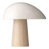 Lampe de table Night Owl, Blanc fumé