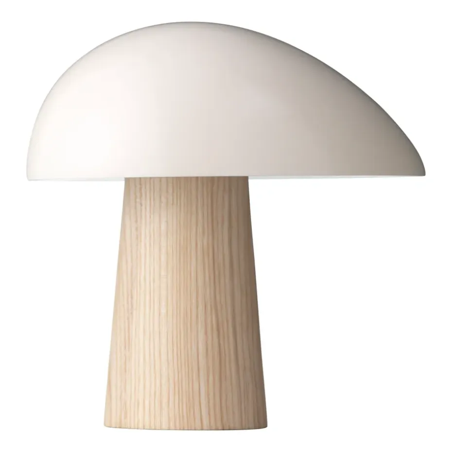 Lampe de table Night Owl, Blanc fumé