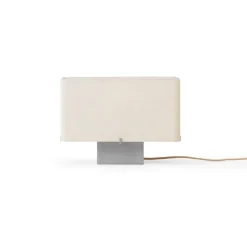 Lampe de table Nonna 24 cm, Aluminium brossé-sable