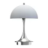 Lampe de table Panthella 160 Portable v3, Chrome opal grey